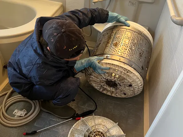 縦型洗濯機(洗濯槽)クリーニング